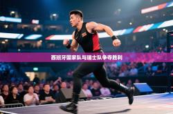 西班牙国家队与瑞士队争夺胜利